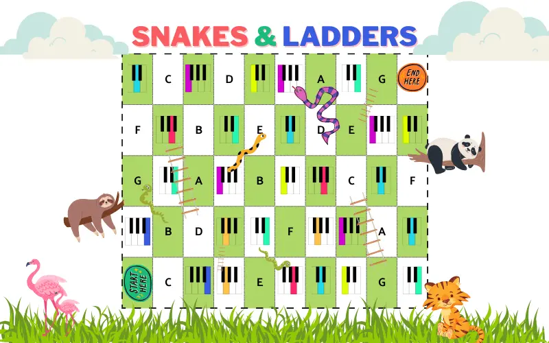 Musical Snakes And Ladders Game preview