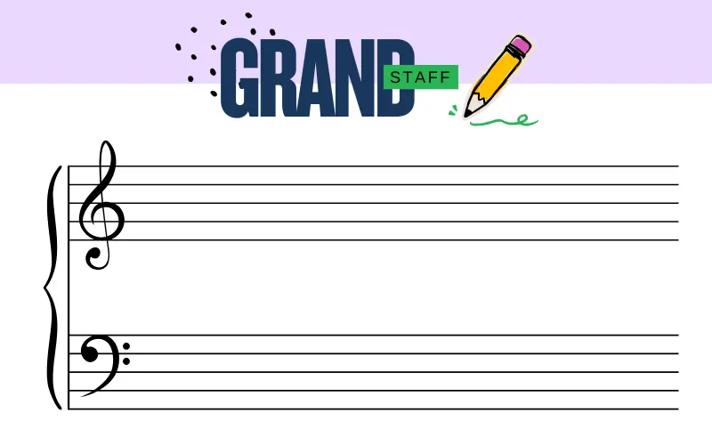 Grand Staff Printable preview