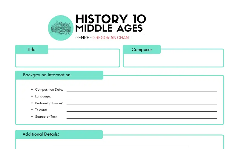 History 10 Piece Background Details Worksheet preview