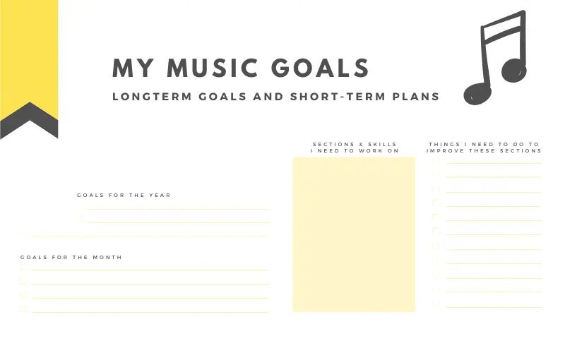 Music Goal Planner preview