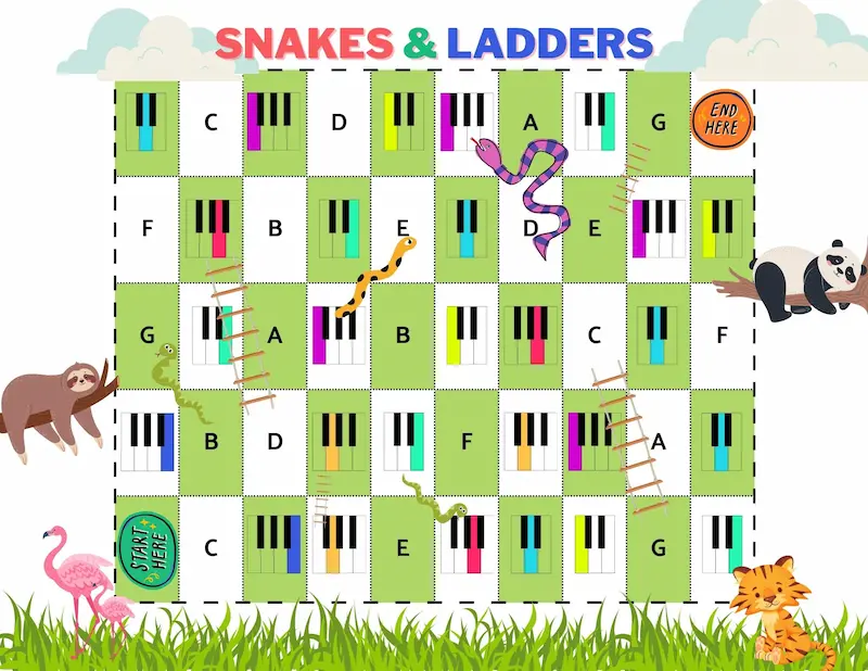 Musical Snakes And Ladders Game preview