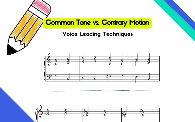 Voice Leading Worksheet (Contrary vs. Common Tone) preview